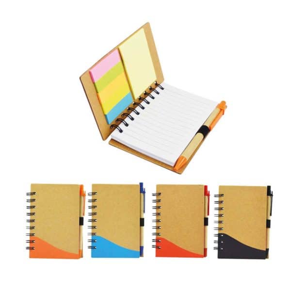 Eco Notebook with Pen Eco Notebook & Notepad – EN07 | SJ-World Gifts Malaysia - Premium Gift Supplier