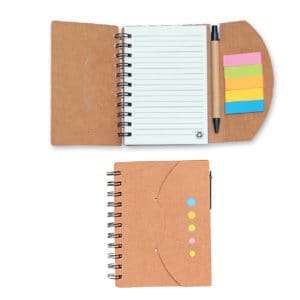 Eco Notebook with Pen Eco Notebook & Notepad – EN08 | SJ-World Gifts Malaysia - Premium Gift Supplier