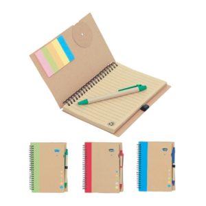 Eco Notebook with Pen Eco Notebook & Notepad – EN11 | SJ-World Gifts Malaysia - Premium Gift Supplier
