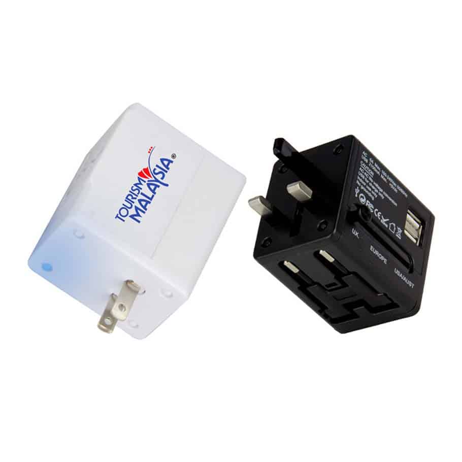 Travel Adapter Supplier Malaysia at SJ-World Gifts Malaysia | Premium Gifts, Corporate Gifts and Door Gifts Malaysia Supplier