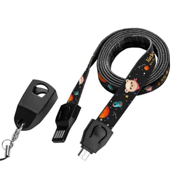Lanyards USB Charging Cable Lanyards – LA09 | SJ-World Gifts Malaysia - Premium Gift Supplier