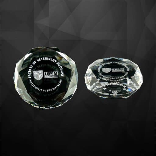 Paper Weight Crystal Paper Weight – PW02 | SJ-World Gifts Malaysia - Premium Gift Supplier